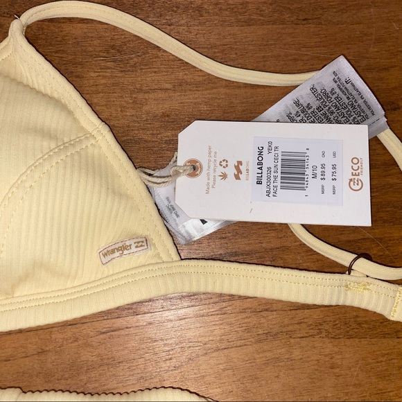 Billabong X Wrangler Face The Sun Biarritz Bikini Bottoms and Top - Picture 5 of 5